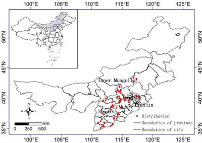 Modeling of the potential geographical distribution of naked oat under climate change